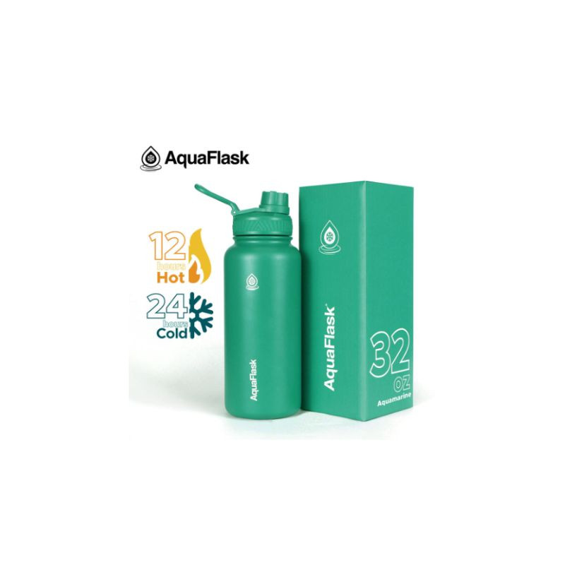 75% Off - Aquaflask (32oz40oz) Wide Mouth with Cap Lid Vacuum Insulated Drinking Water Bottle Aqua Flask ₱750