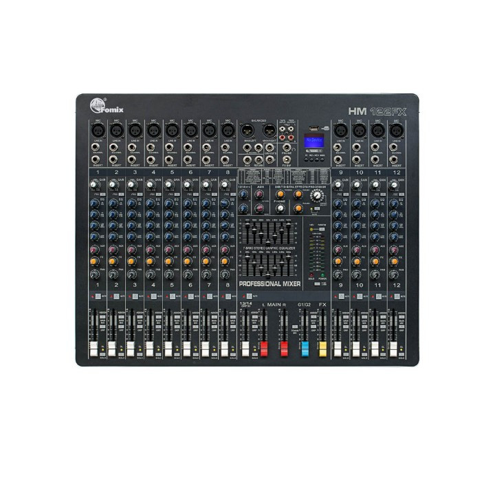 SAVE 5% OFF ON FOMIX GTP 1222FX 12CH MIXER WITH DUAL EFFECT
