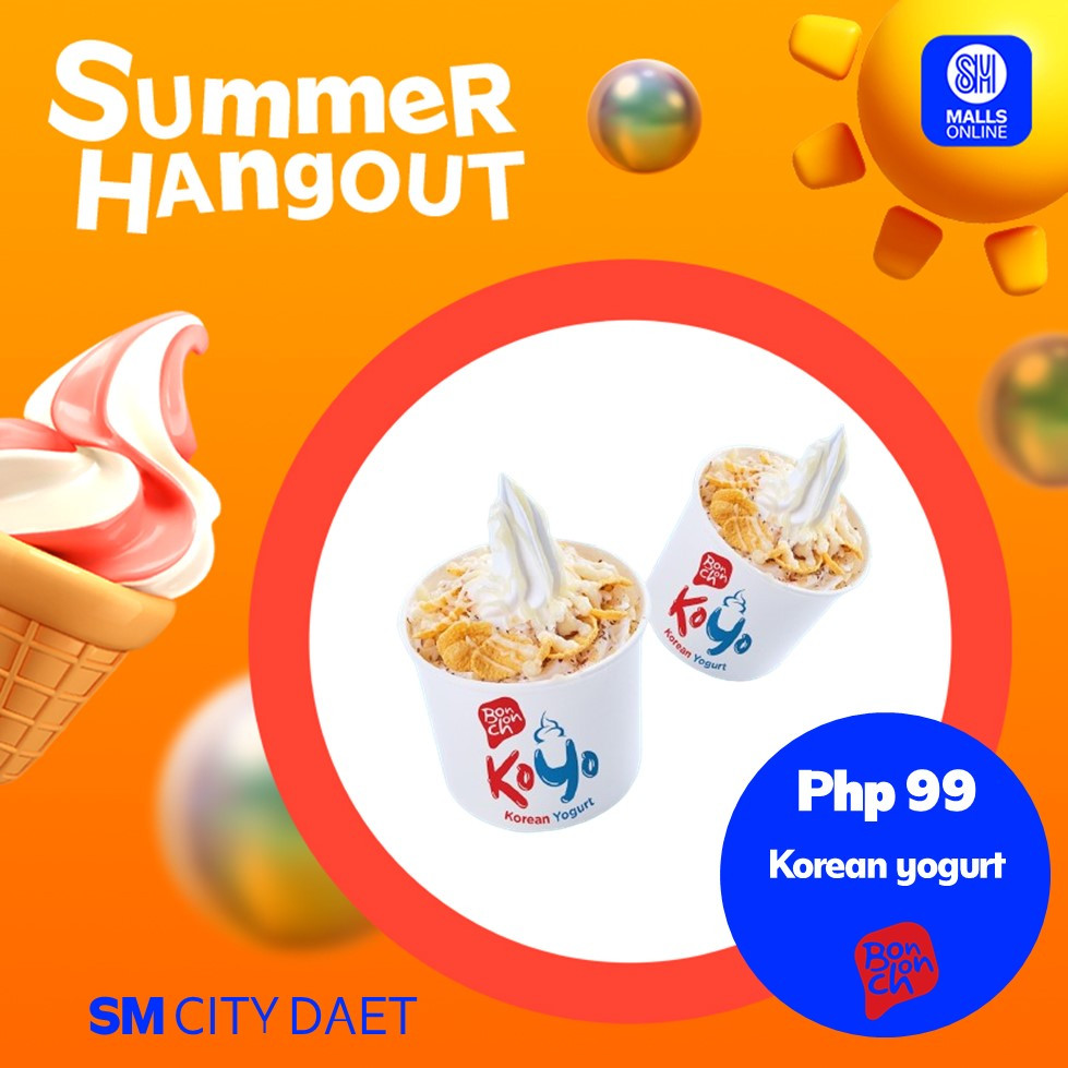 SM Deals Korean yogurt at BONCHON BONCHON